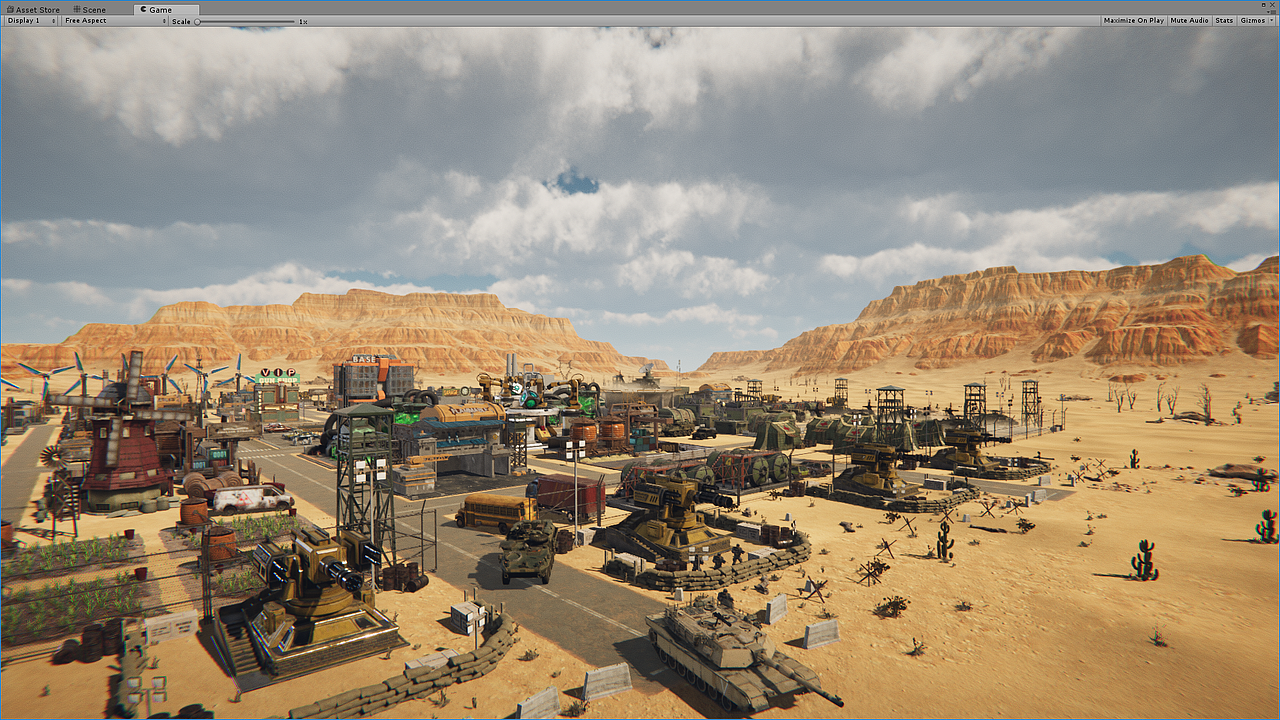 Unity 地形 沙漠峡谷