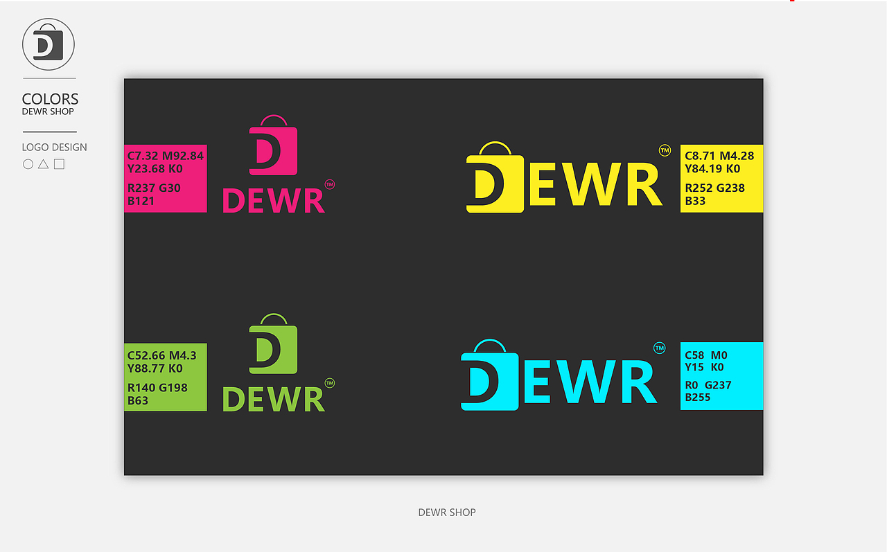 DEWR shop logo