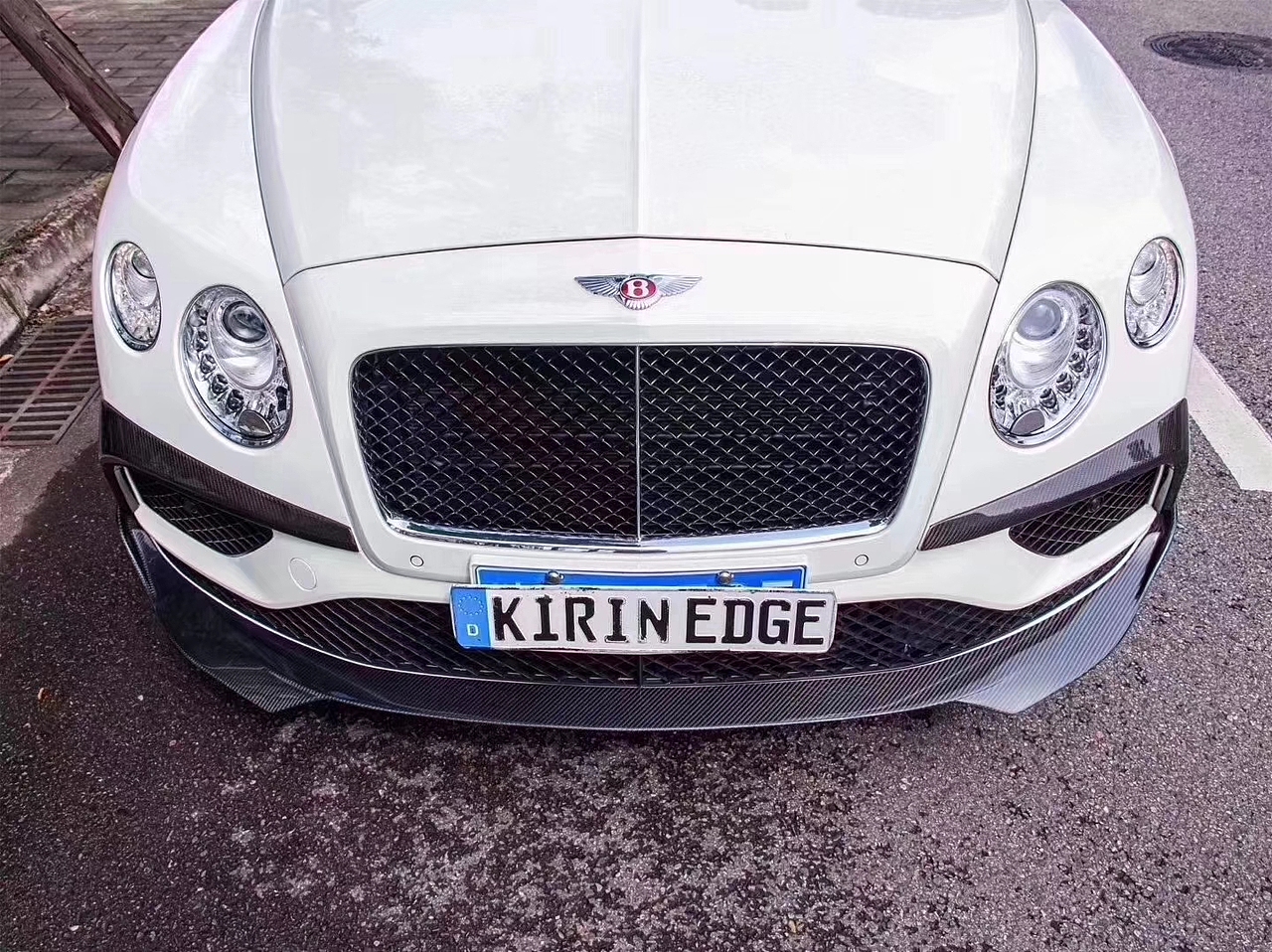 宾利欧陆gt改装startech包围前唇侧裙风刀带灯后唇尾翼