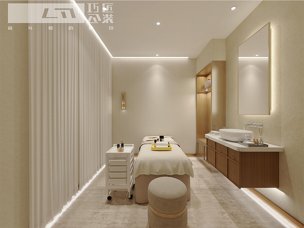 现代风格美容院照片效果图