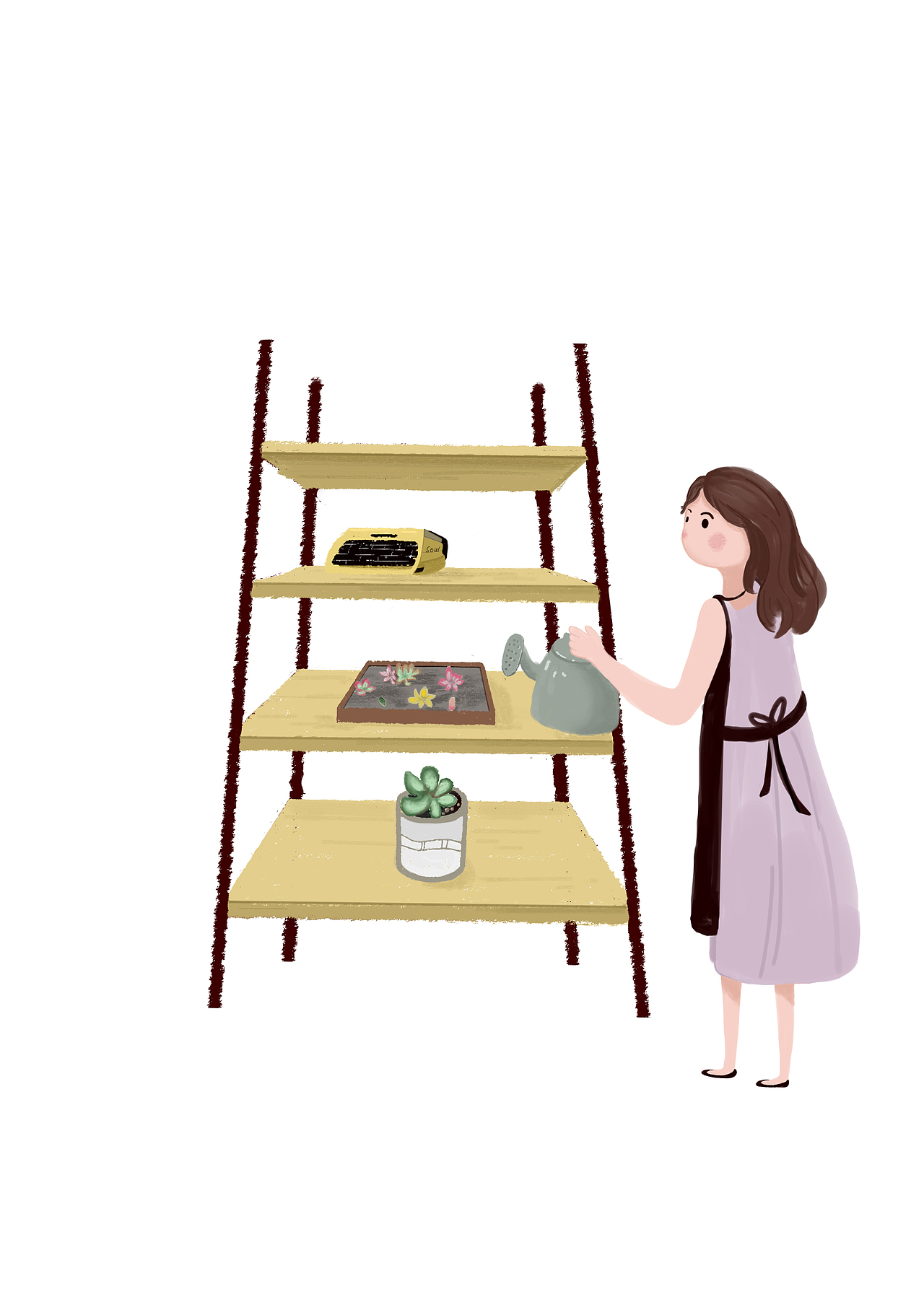 闲下来慢慢待着