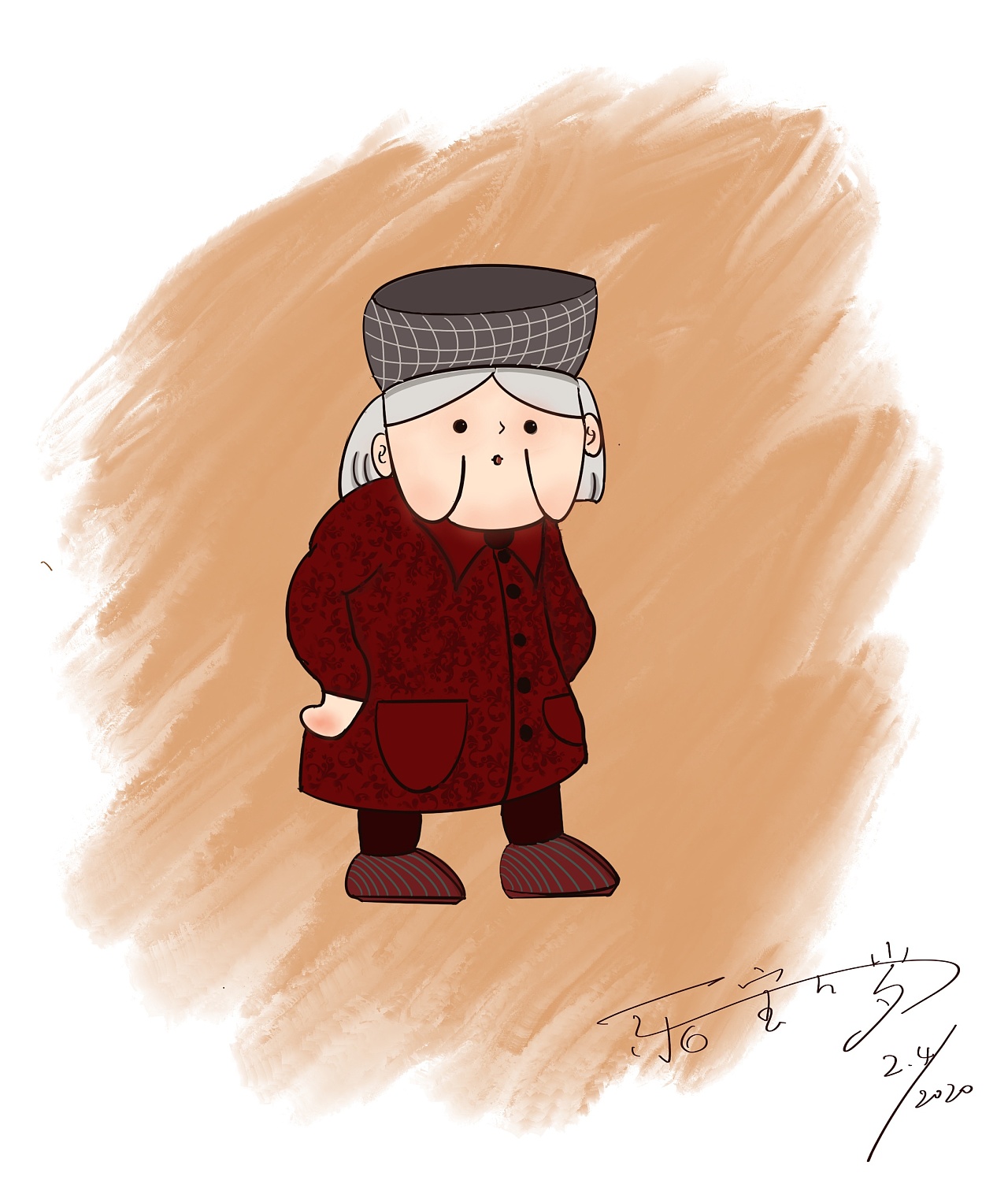 可爱的奶奶 - 原创作品 - 站酷(zcool)