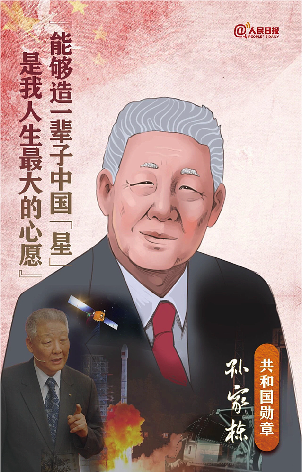 人民日报功勋人物海报by林客贝思