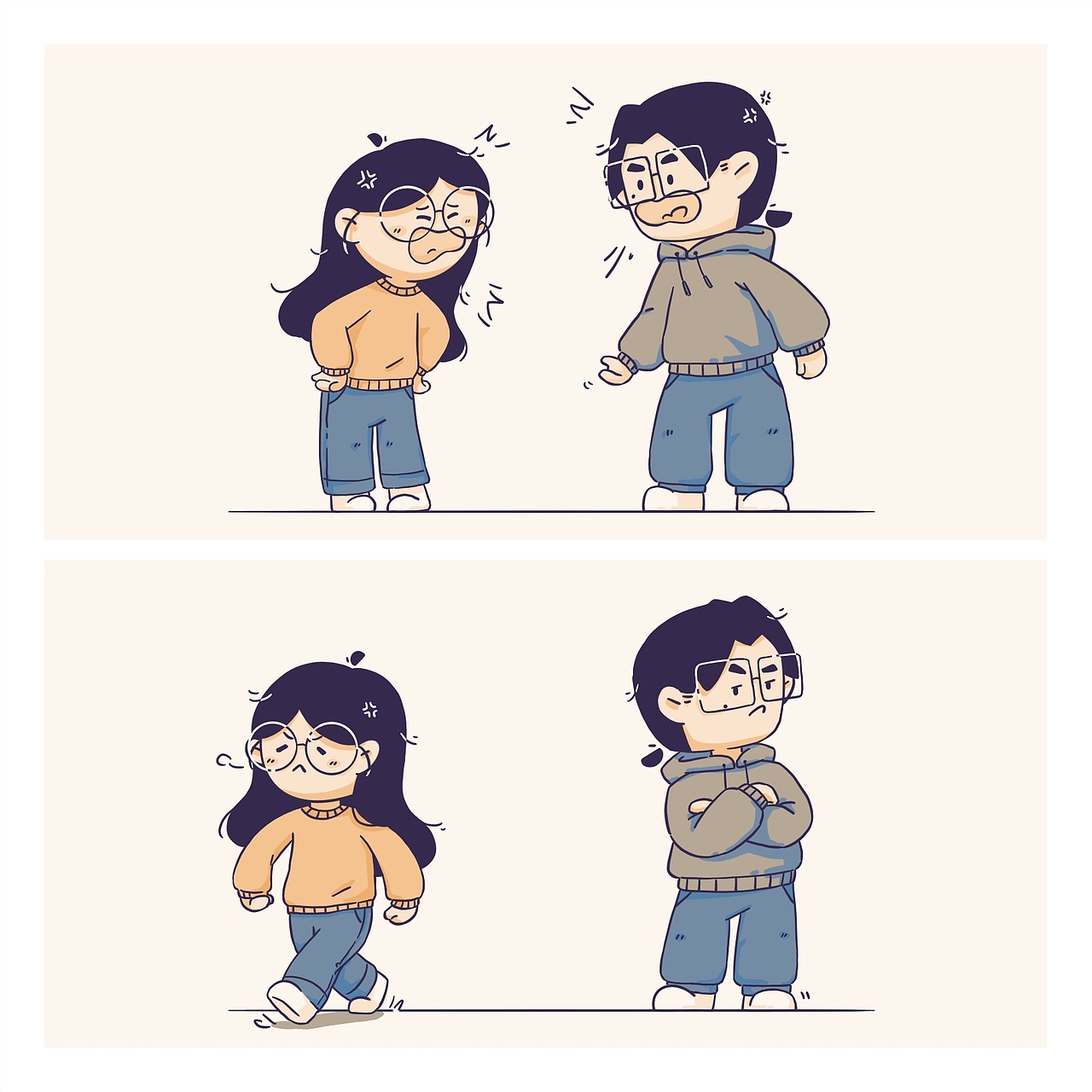 【皮皮和大混】为什么男生消气那么快