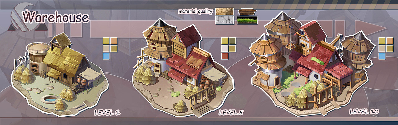 升级建筑-仓库（图ZMjY4MTIzODY0） - 游戏原画 - 站酷设计师红白巫女桑原创素材 - 站酷ZCOOL