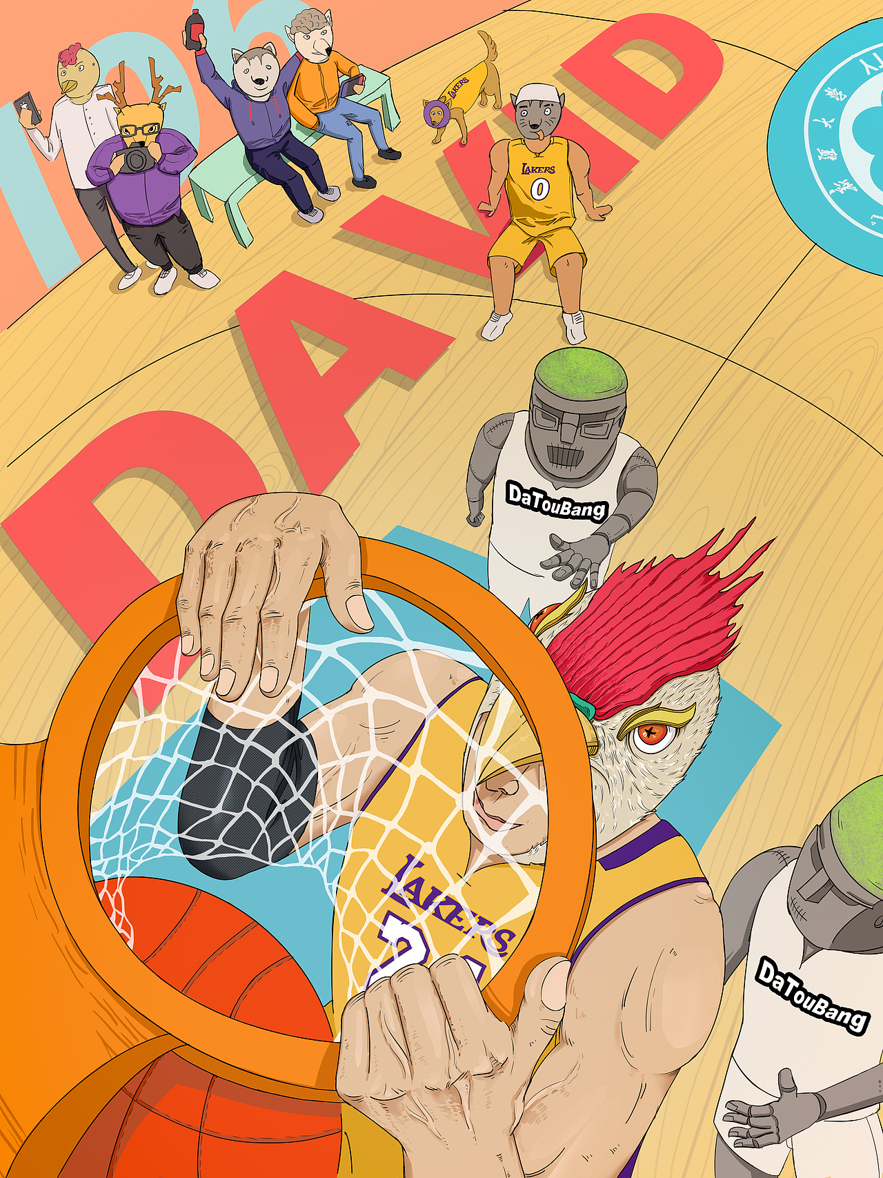 大学舍友打球还是很酷的