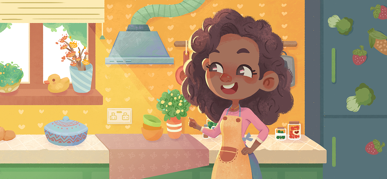 Little Stories绘本-《Veggies are yummy!》（图ZMjczMTc0ODAw） - 商业插画 - 站酷设计师一粒FAFA原创素材 - 站酷ZCOOL