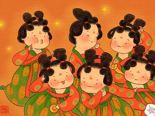 唐宫夜宴 插画版