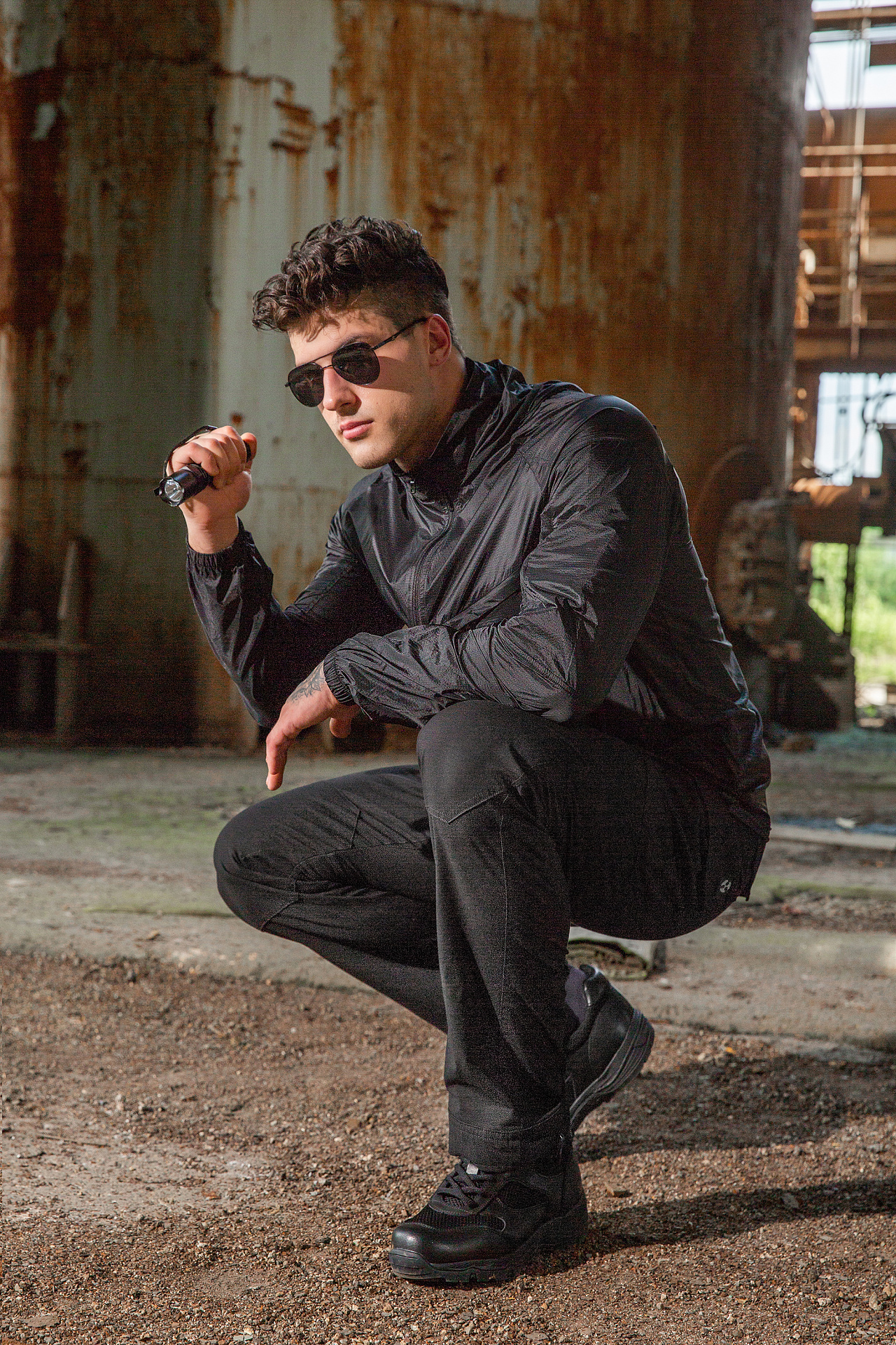 工业风服装摄影