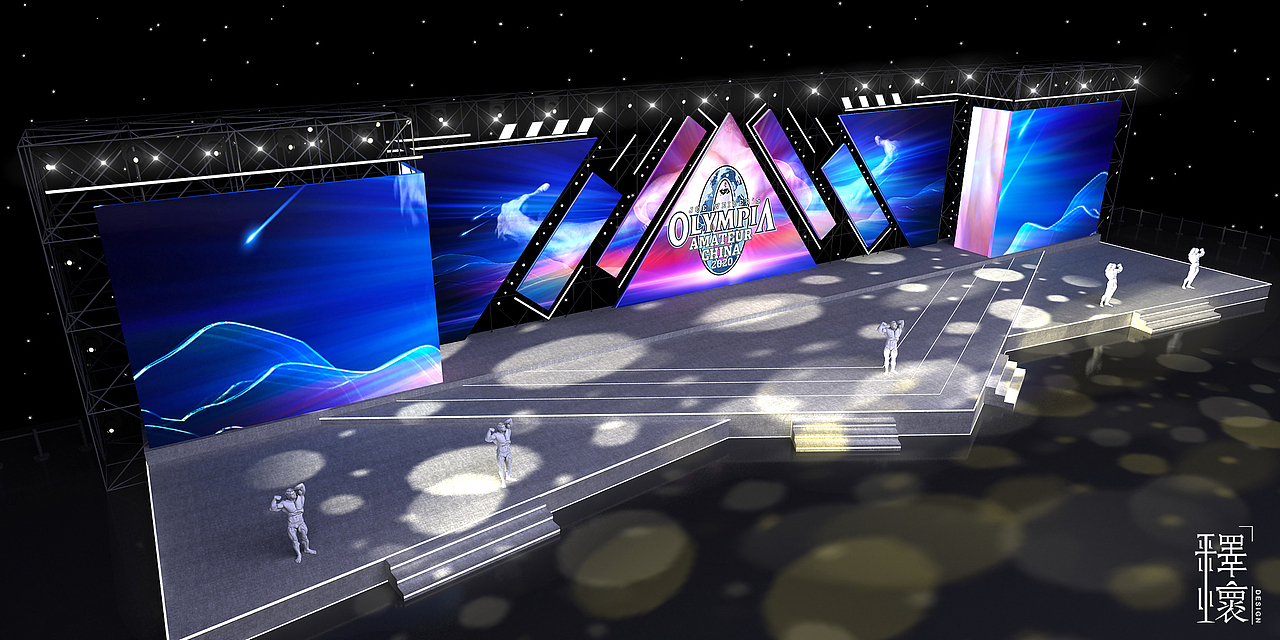 奥赛选美大赛|空间|舞台美术|释怀丶丶_原创作品-站酷zcool