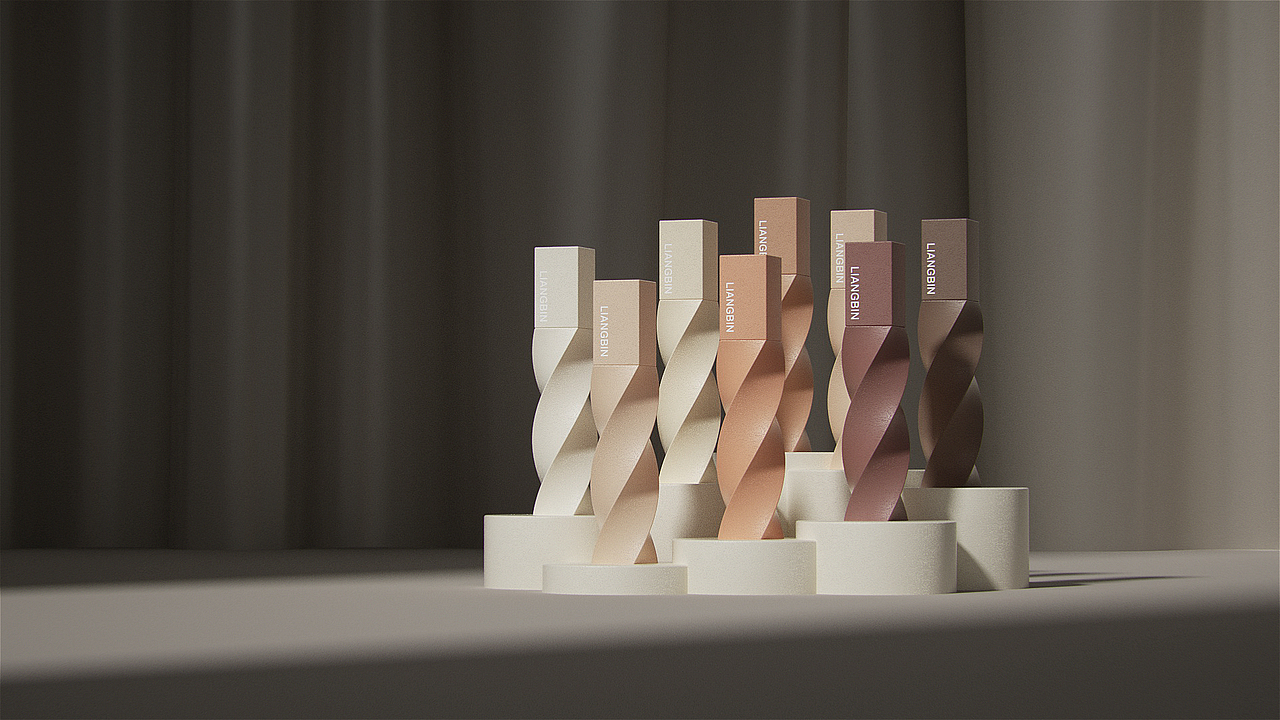 【产品动画】粉底液动画-第一个C4D动画