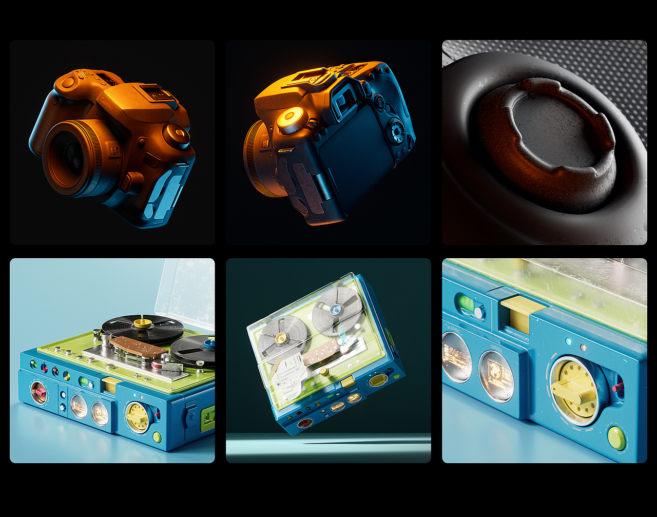產(chǎn)品渲染-相機(jī)/放映機(jī)（圖ZMzA5NDkwNzMy） - 產(chǎn)品 - 站酷設(shè)計(jì)師設(shè)計(jì)師灬隨心原創(chuàng)素材 - 站酷ZCOOL