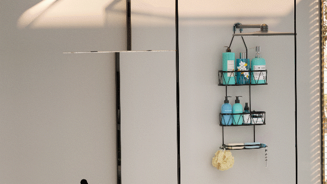 浴室置物架动画