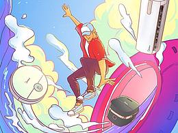 美的520买点海报