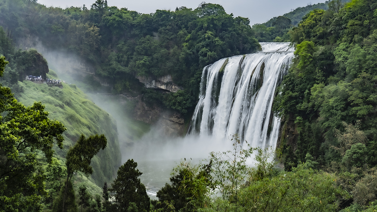 贵州黔东南 | 黄果树大瀑布（图ZMjU0ODAyNzIw） - 风光摄影 - 站酷设计师榫陋原创素材 - 站酷ZCOOL