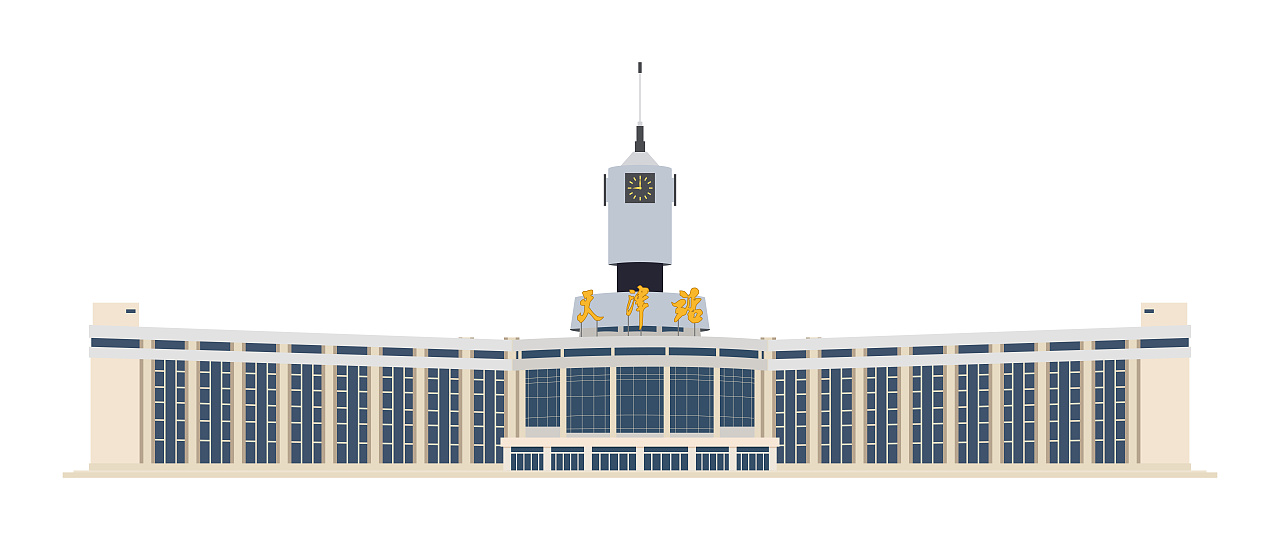 2021年春运,带你去全国各地的火车站(随画习作)