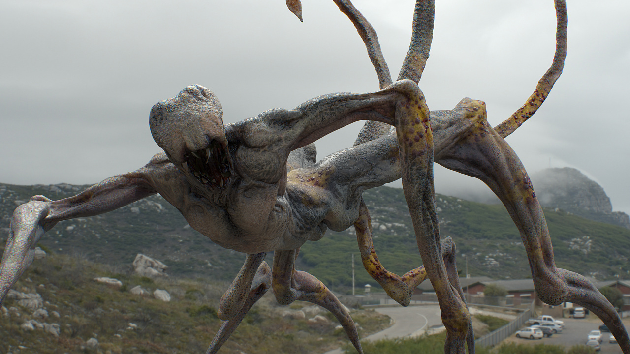 类蛛型怪物-材质渲染测试