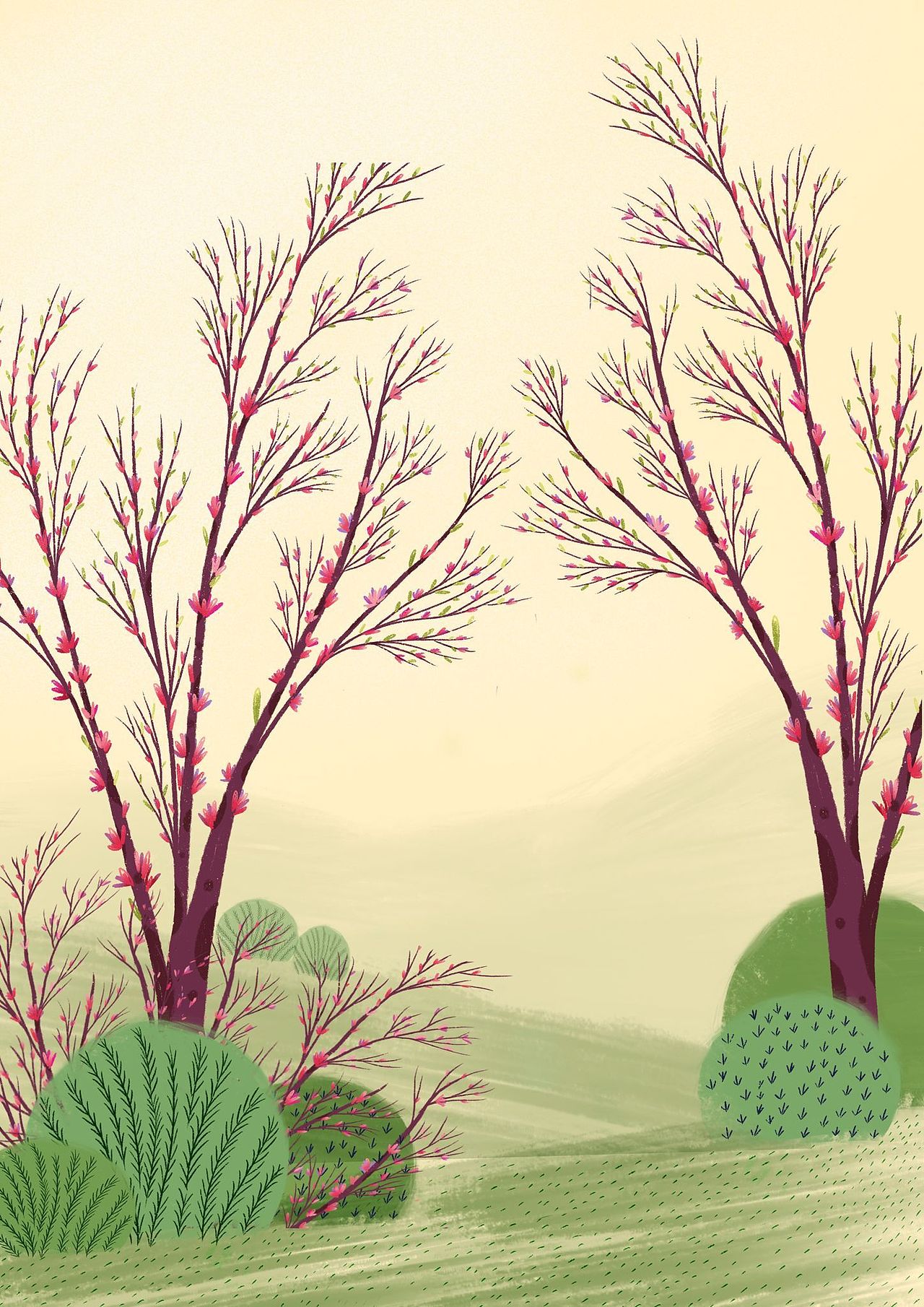 风景创作（图ZMjc3MjA0NjUy） - 儿童插画 - 站酷设计师阁西原创素材 - 站酷ZCOOL