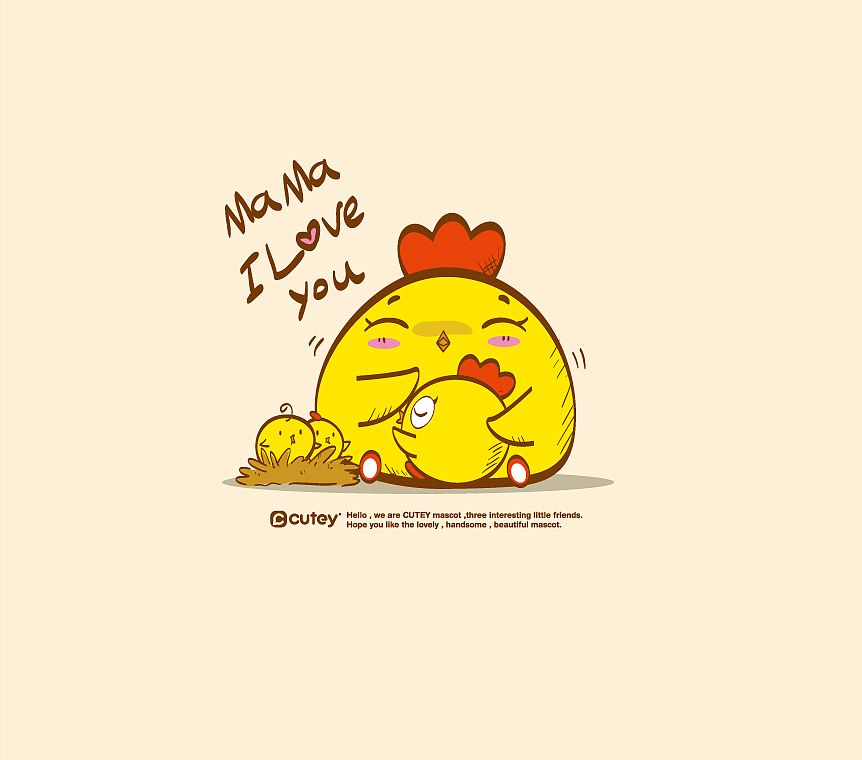 Cutey品牌形象插画,平面,包装,产品设计