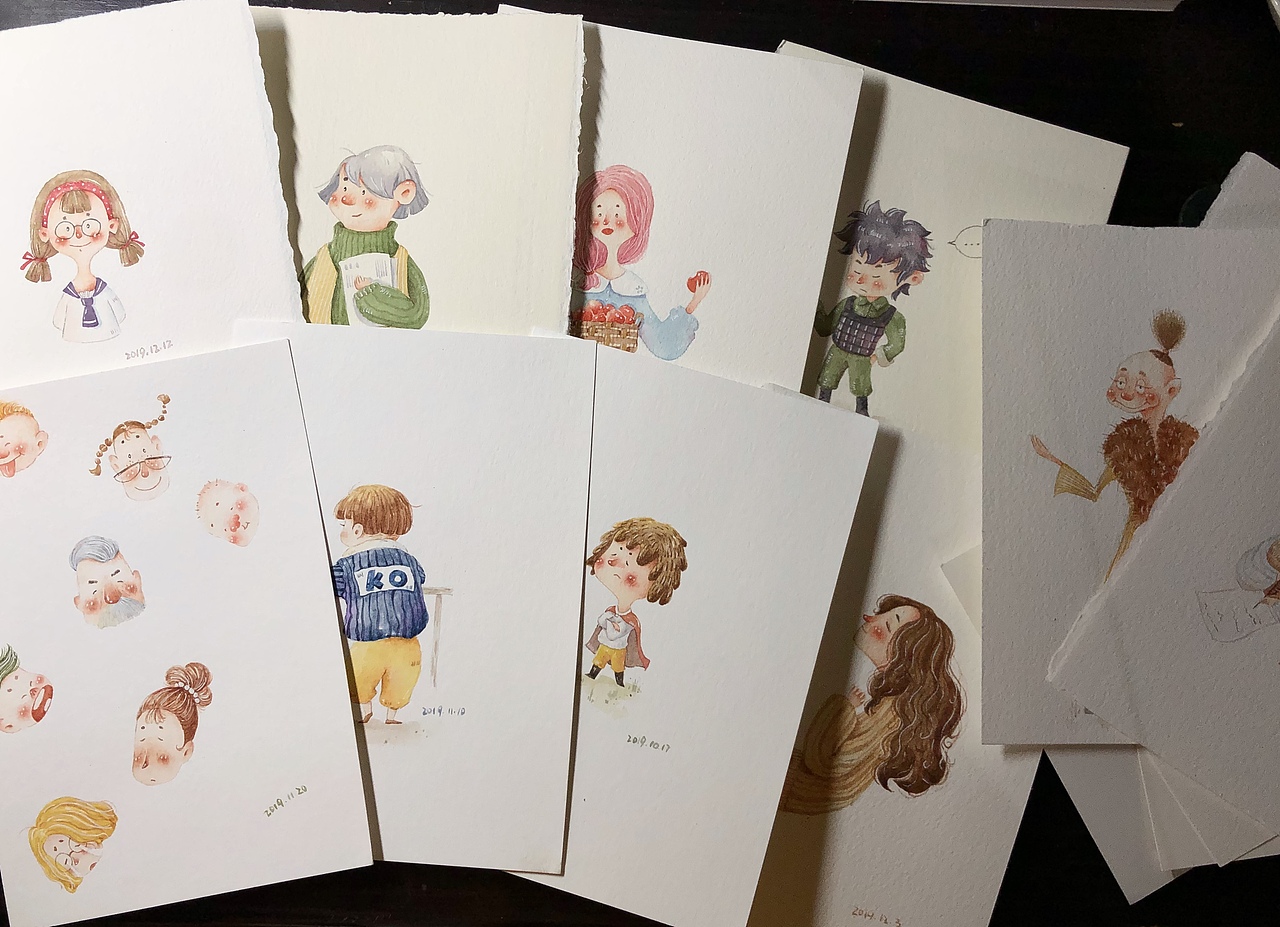 今日画作,又一本完成~