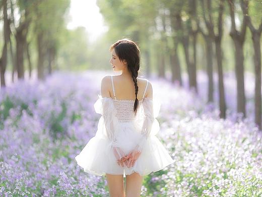 “见过花开的人，便会懂得风的温柔”  💜 💜 💜