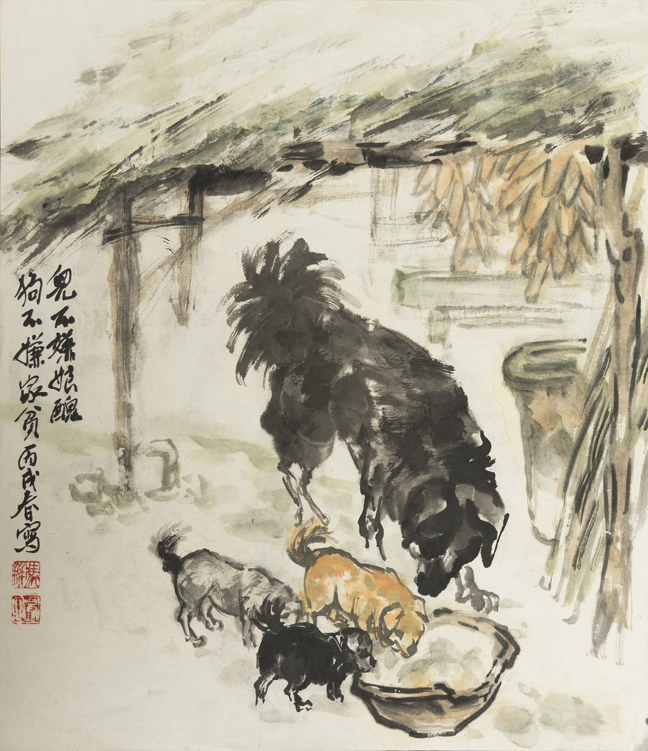 (8副作水墨作品均出自老画家冯萍之手) 推荐