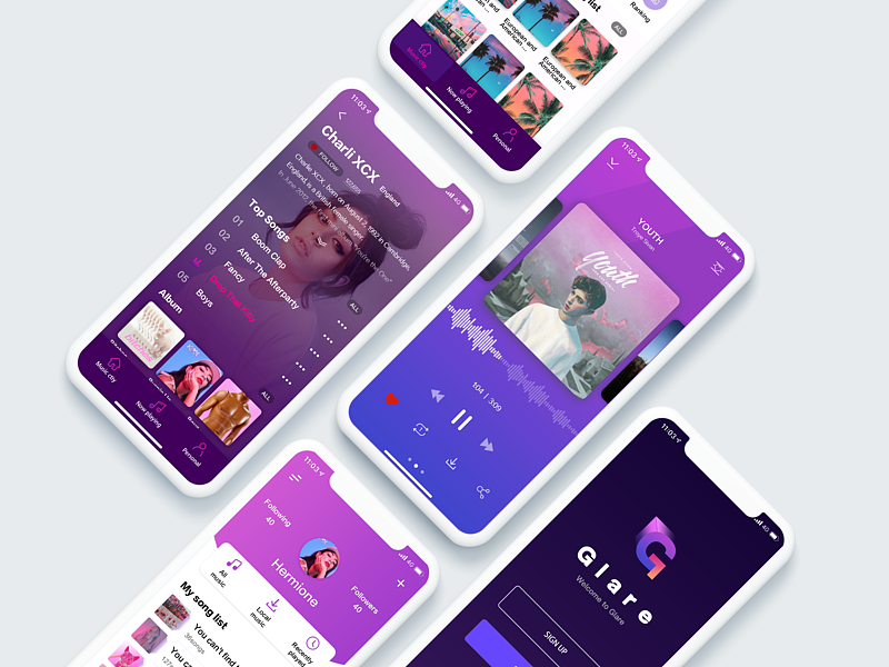 UI设计| 音乐播放器（图ZMTY5MzQxMDgw） - APP界面 - 站酷设计师Hermio丨ne原创素材 - 站酷ZCOOL