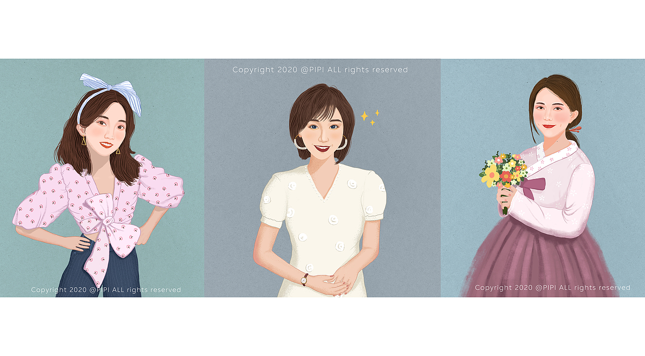 给朋友画的头像~