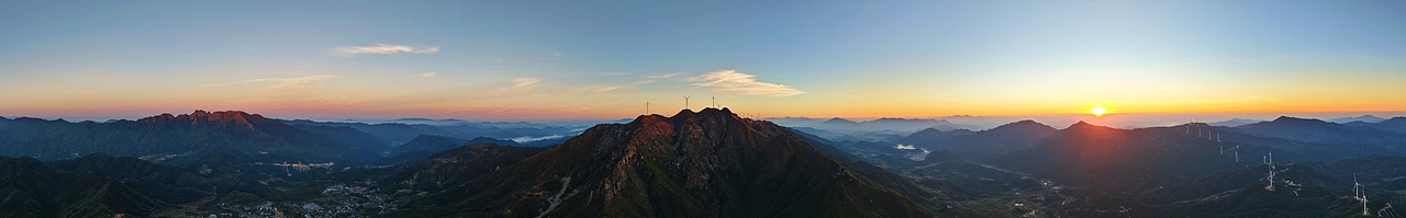 湖南郴州汝城白云仙风电场风光