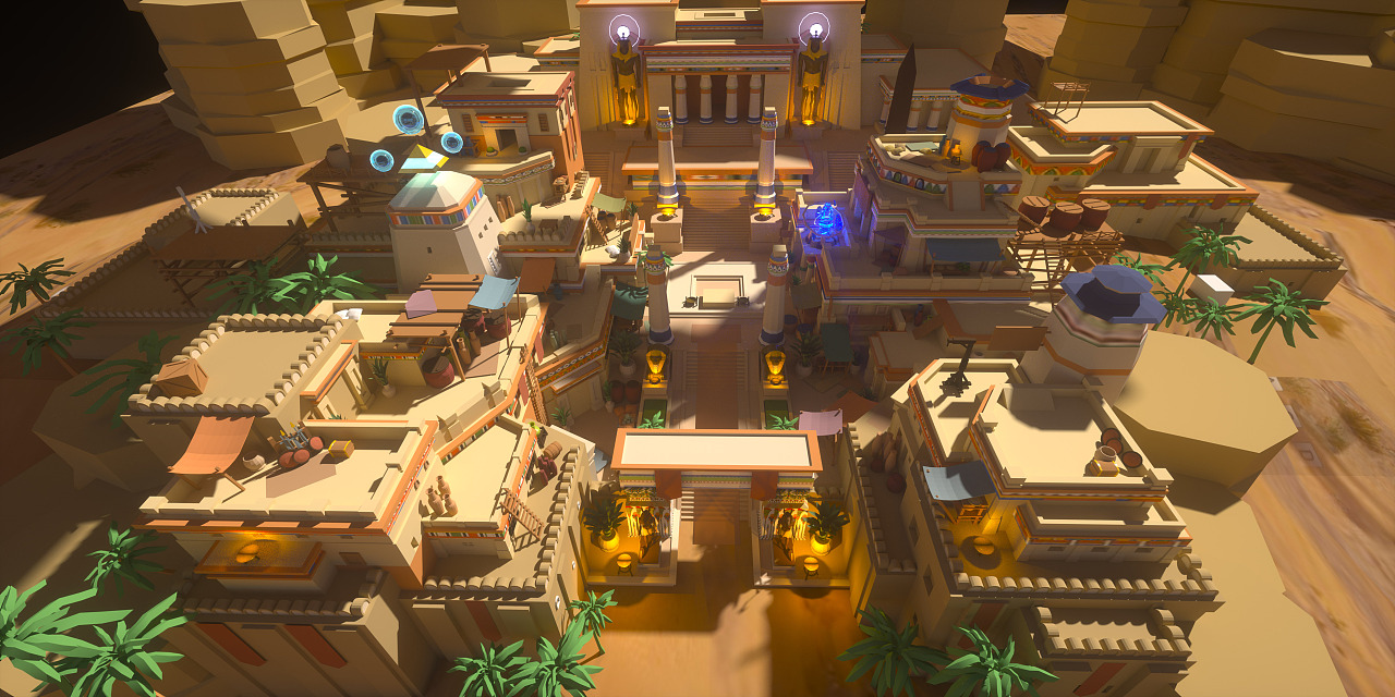 埃及小镇场景设计