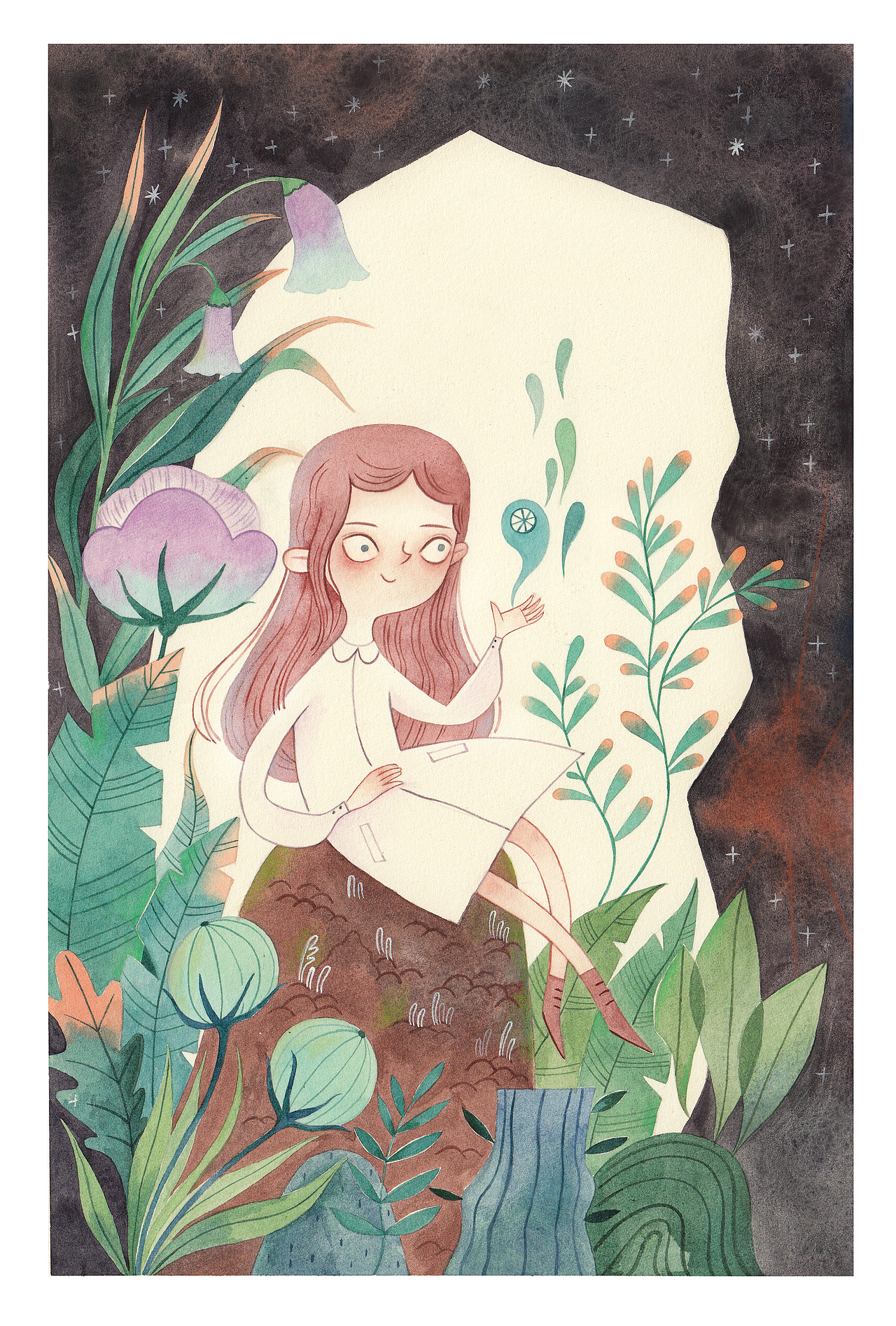 水彩儿童插画合集三（图ZMTc5MzkyNTUy） - 儿童插画 - 站酷设计师谢玲玲原创素材 - 站酷ZCOOL