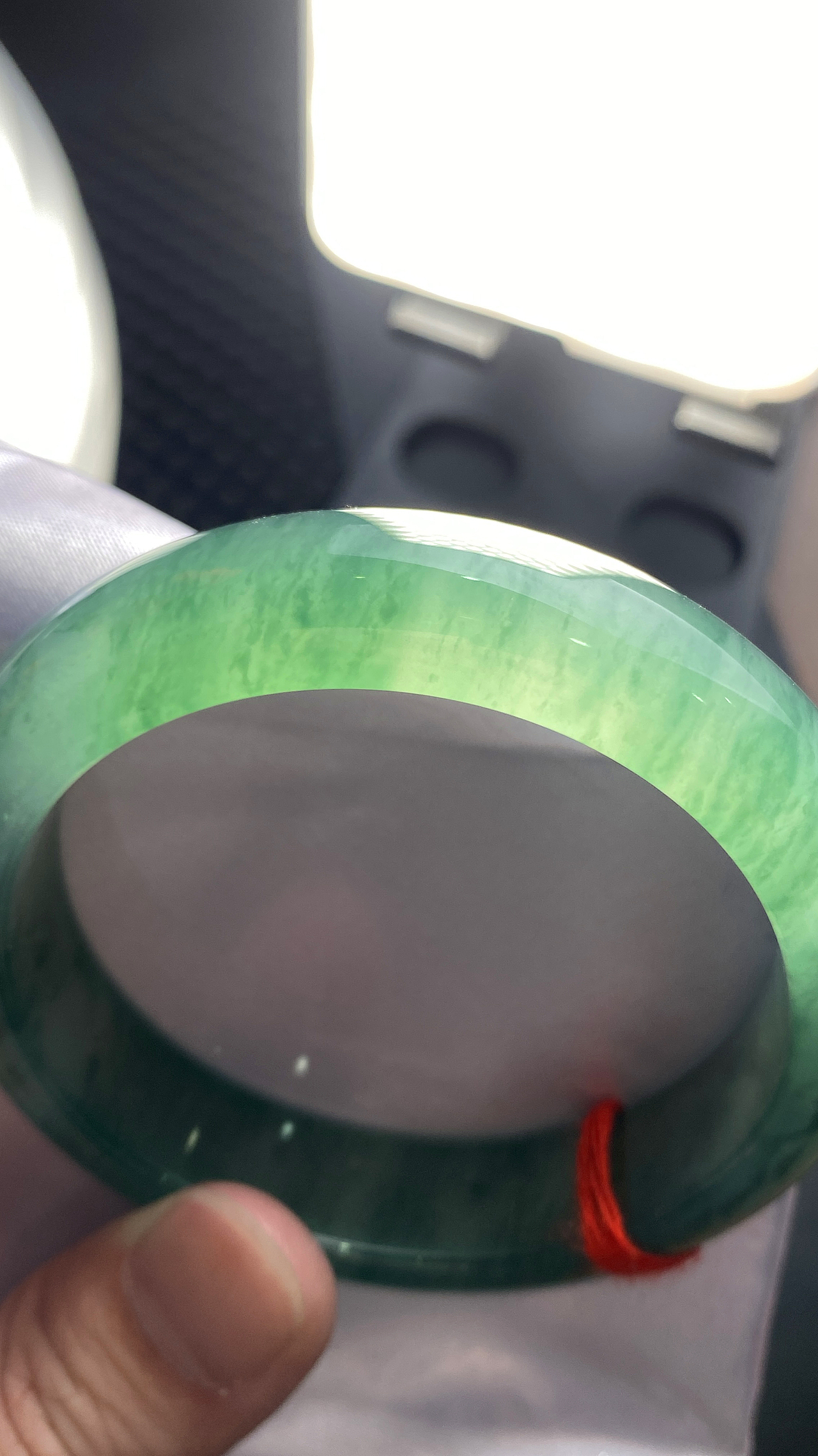 翡翠手镯拍摄