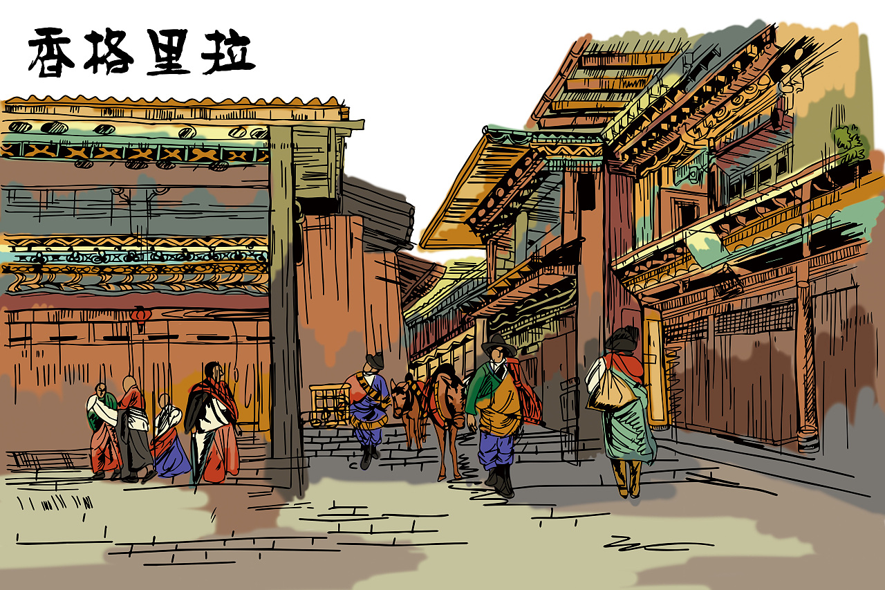 老马帮 茶叶|插画|商业插画|卡木西 - 原创作品 - 站酷 (zcool)