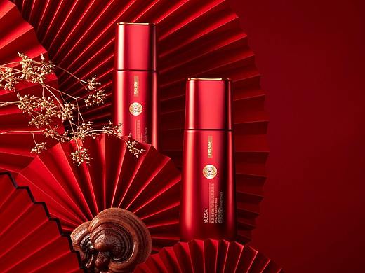 化妆品视觉创意——纸扇