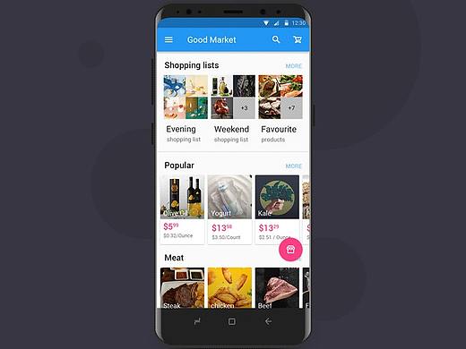 MD风格 Good Market App（个人主页-ZMjk0MzM0MDg=） - APP界面 - 站酷设计师洋洋同学原创素材 - 站酷ZCOOL
