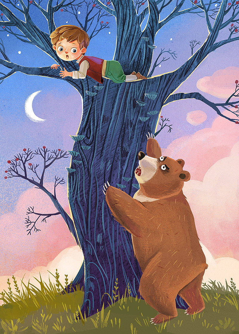 (西班牙)熊抱树莓