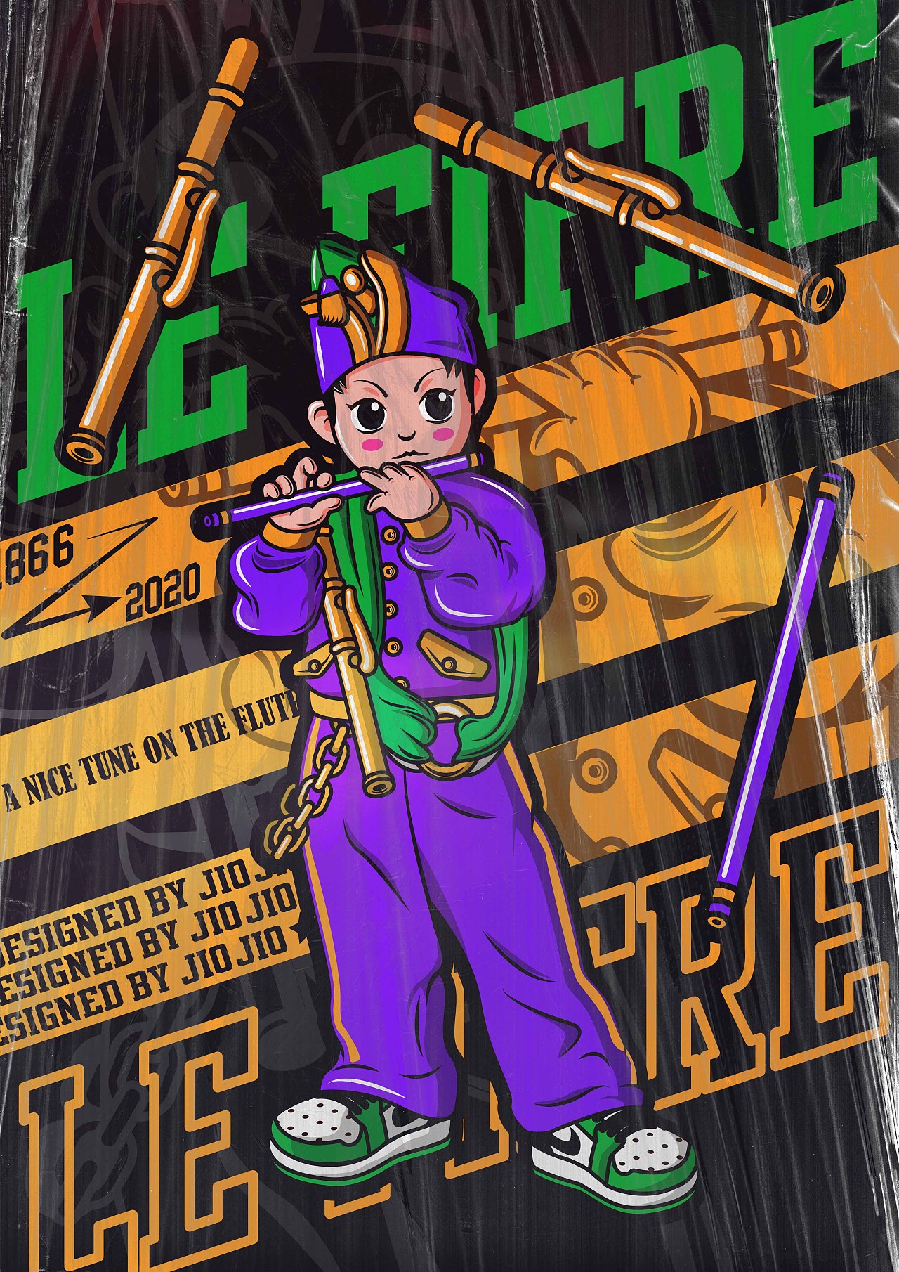 名画潮玩系列——《吹笛少年》