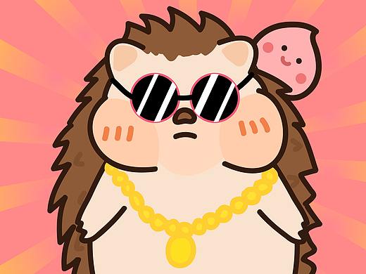 表情包《刺猬瑞思拜》上线啦！