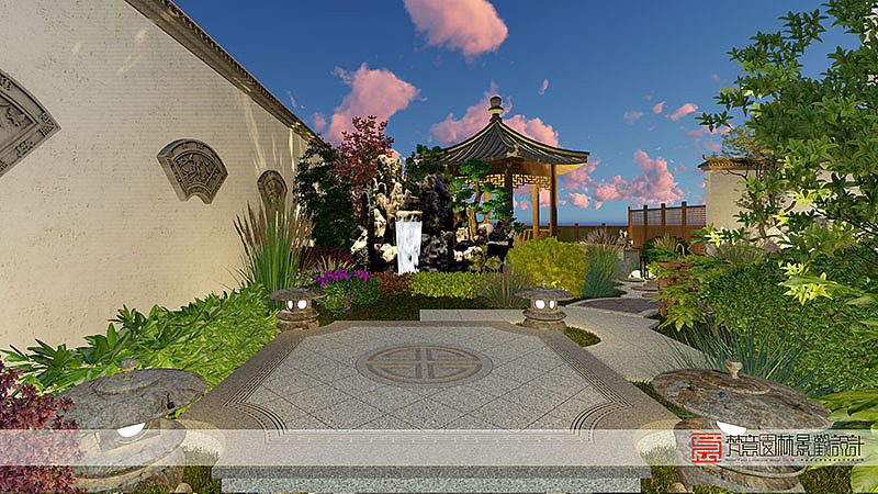 郑州别墅庭院设计案例-美景素心园（图ZMTkwMzg4OTYw） - 景观设计 - 站酷设计师郑州庭院设计公司原创素材 - 站酷ZCOOL