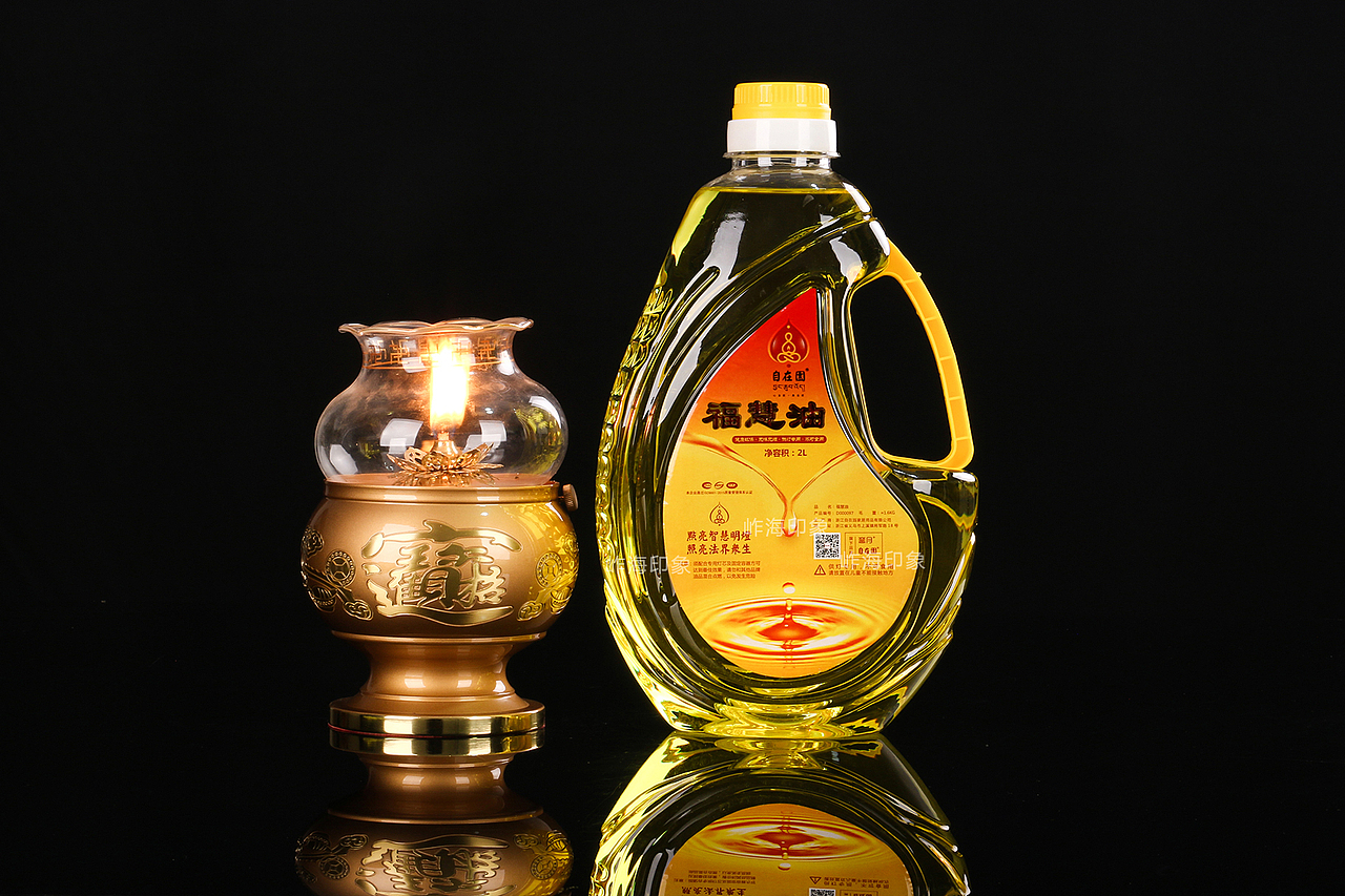 新品酥油拍摄  佛教用品摄影