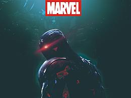 漫威英雄海报临摹（原作：卓松）