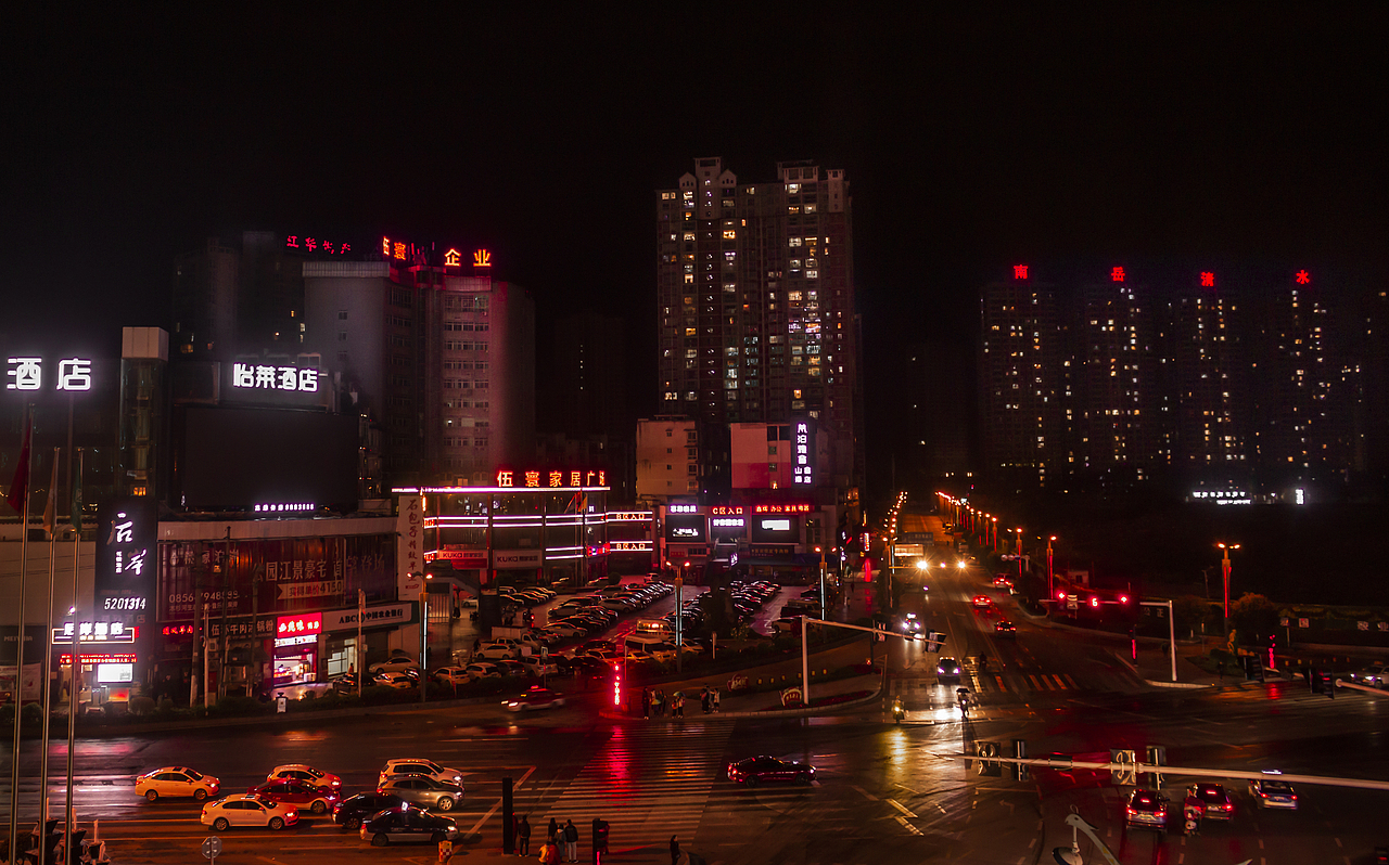 夜深人静，灯火阑珊（图ZMjUxMTk1Mzk2） - 风光摄影 - 站酷设计师小金酷原创素材 - 站酷ZCOOL