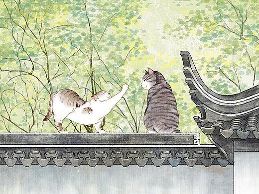 《猫咪日常》——沐浴春风