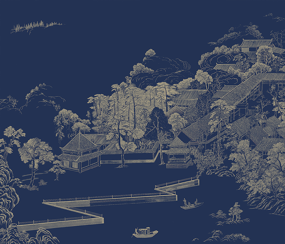 艾嘉利丝印壁画（山水篇）（图ZMjI4NDE0MTQw） - 绘画 - 站酷设计师杰克杰原创素材 - 站酷ZCOOL