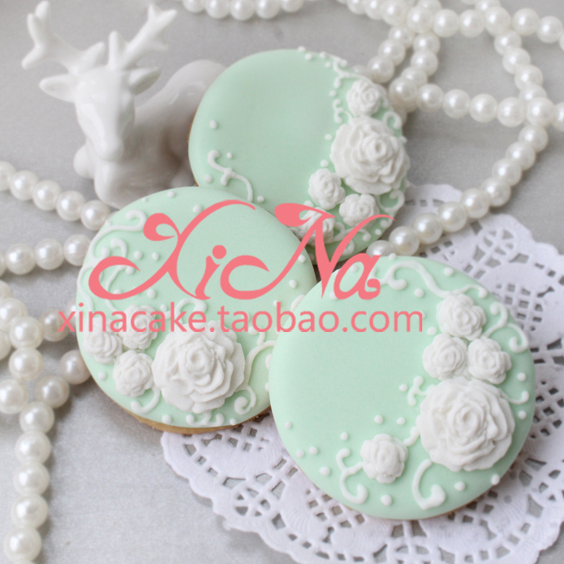 xina蛋糕定制 糖霜饼干