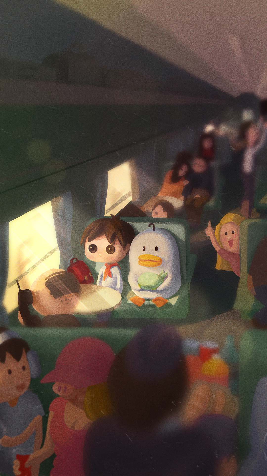 Quack 鸭子冒险记 FLyme系列壁纸（图ZMjM1Mzc5OTky） - 儿童插画 - 站酷设计师猪头小队长2号原创素材 - 站酷ZCOOL