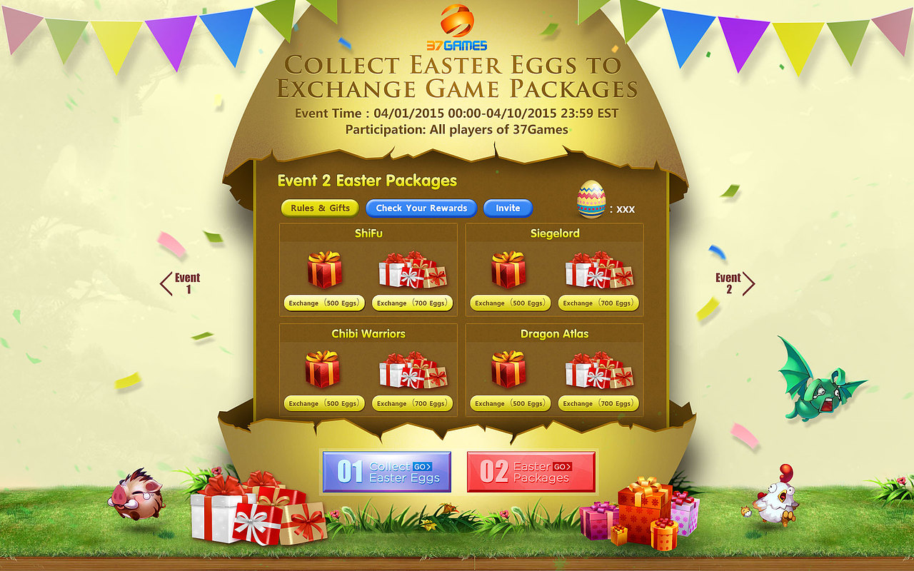 北美平台复活节页面活动设计（图ZMjU4OTY2Njg=） - 运营设计 - 站酷设计师wei文杰原创素材 - 站酷ZCOOL