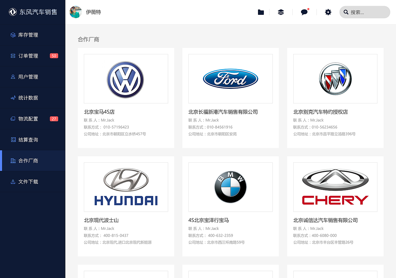 東風(fēng)銷售后臺(tái)頁(yè)面（圖ZOTE2MzMwODA=） - 其他網(wǎng)頁(yè) - 站酷設(shè)計(jì)師zero_liu原創(chuàng)素材 - 站酷ZCOOL