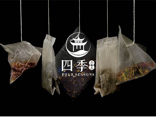四季茶庄Logo