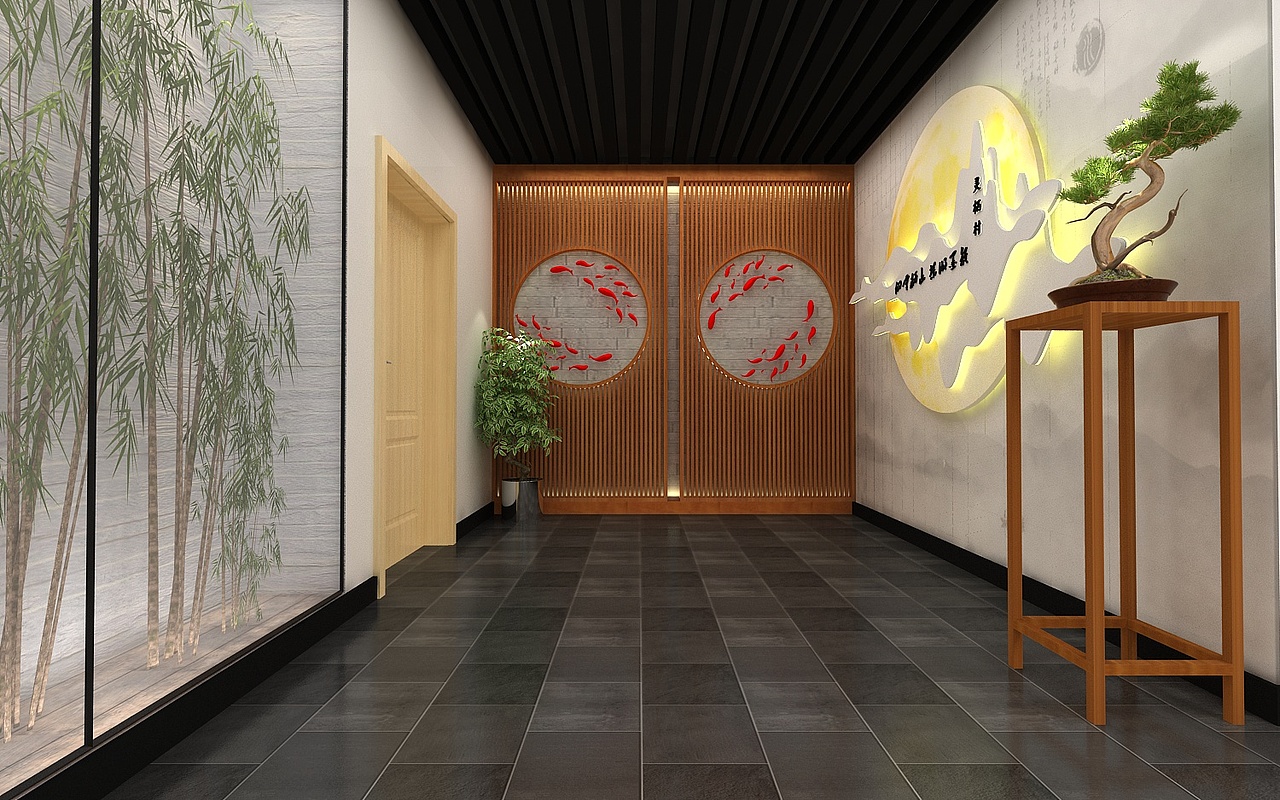 灵栖村史馆展示展览设计3D效果图（图ZMjAwNzY1NTA4） - 场景 - 站酷设计师3D设计师NG男原创素材 - 站酷ZCOOL